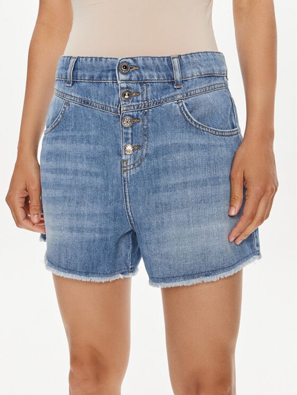 Liu Jo Liu Jo Kratke traperice UA4161 D4828 Plava Relaxed Fit