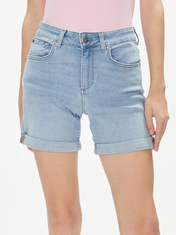 Liu Jo Liu Jo Kratke traperice UA4176 D4615 Plava Slim Fit