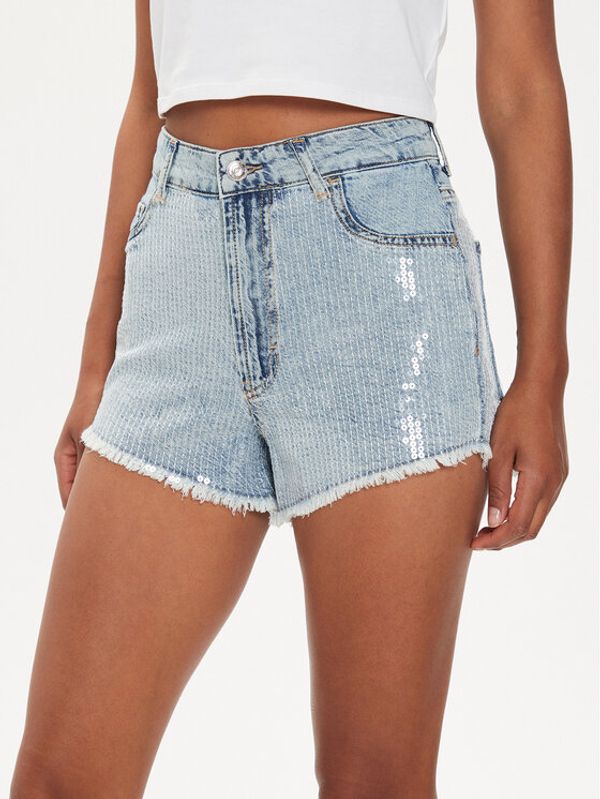 Liu Jo Liu Jo Kratke traperice UA4263 D4889 Plava Regular Fit