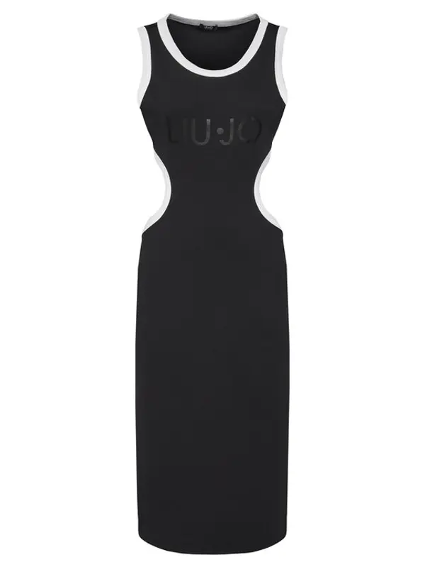 Liu Jo Liu Jo Ljetna haljina VA5043 J4822 Crna Regular Fit