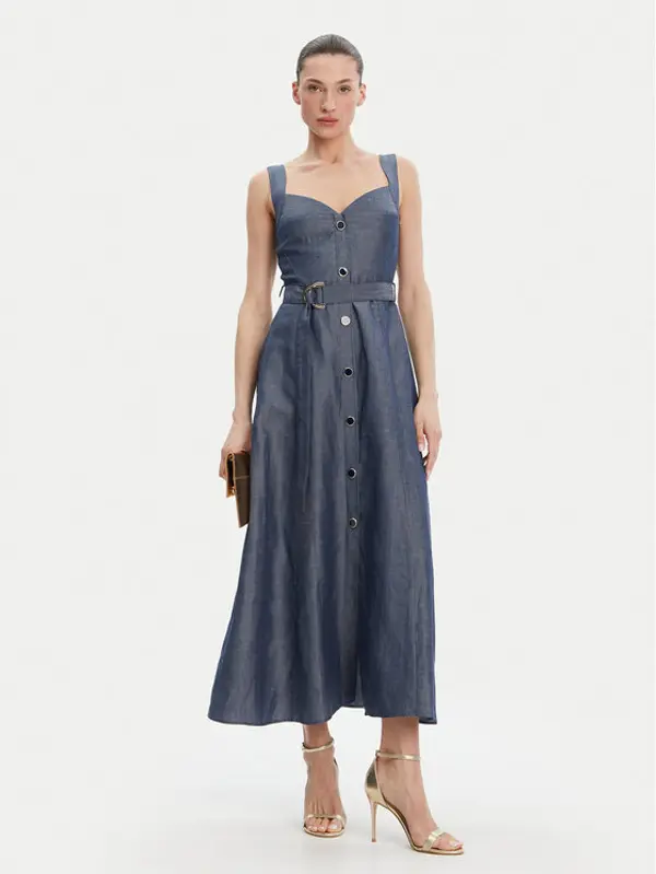 Liu Jo Liu Jo Ljetna haljina WA5312 T4818 Plava Regular Fit