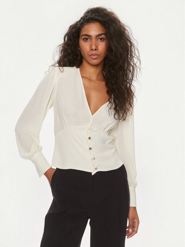 Liu Jo Liu Jo Majica CA4044 TS055 Écru Regular Fit