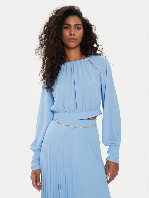 Liu Jo Liu Jo Majica CA4409 TS055 Svijetloplava Regular Fit