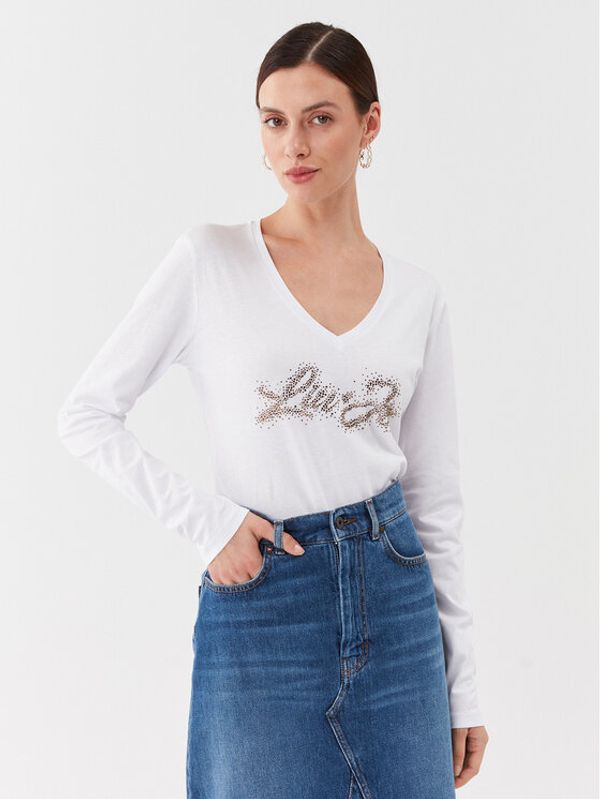 Liu Jo Liu Jo Majica MF3269 J5923 Bijela Regular Fit