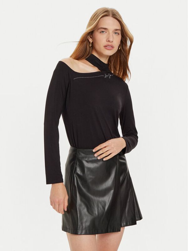 Liu Jo Liu Jo Majica TF4021 JS360 Crna Regular Fit