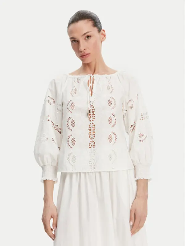 Liu Jo Liu Jo Majica WA5257 T4853 Bijela Relaxed Fit