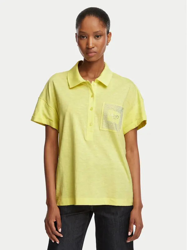 Liu Jo Liu Jo Polo TA6159 JS870 Žuta Regular Fit