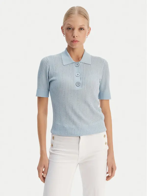 Liu Jo Liu Jo Polo WA6285 MS46J Svijetloplava Slim Fit