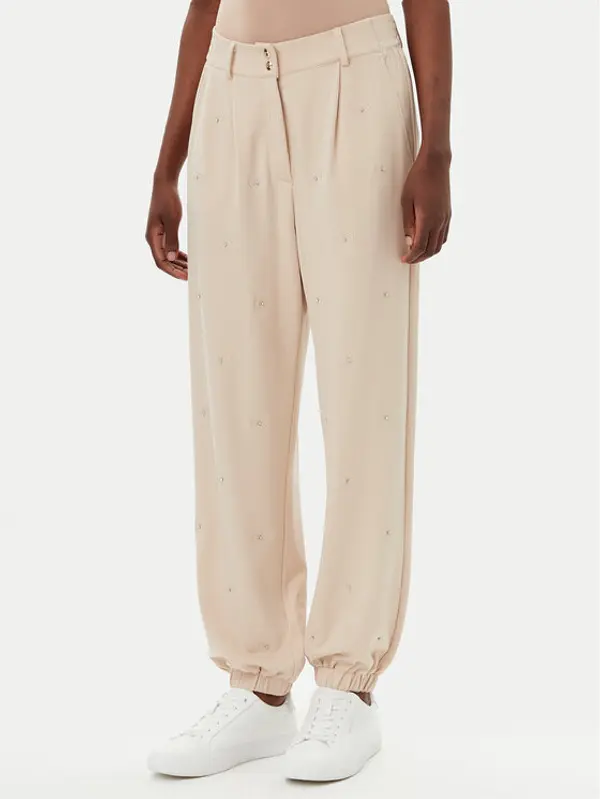 Liu Jo Sport Liu Jo Sport Donji dio trenerke TA5193 J5942 Bež Relaxed Fit