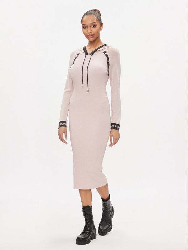 Liu Jo Sport Liu Jo Sport Džemper haljina TA4012 MS014 Ružičasta Regular Fit