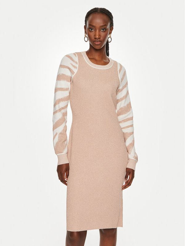 Liu Jo Sport Liu Jo Sport Džemper haljina TF4108 MS49I Ružičasta Regular Fit