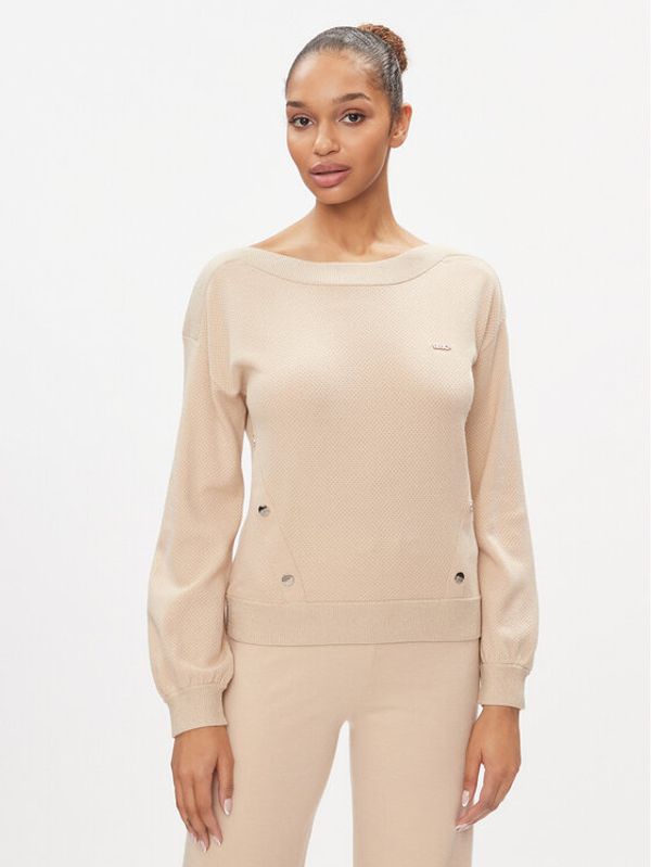 Liu Jo Sport Liu Jo Sport Džemper TA4051 MS005 Bež Regular Fit