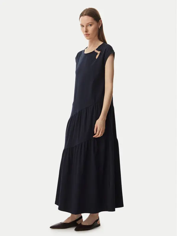 Liu Jo Sport Liu Jo Sport Haljina za svaki dan TA6237 J3855 Tamnoplava Relaxed Fit