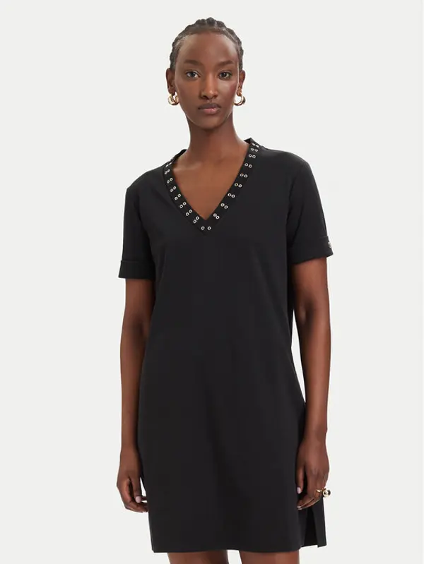 Liu Jo Sport Liu Jo Sport Haljina za svaki dan TA6296 J3855 Crna Regular Fit