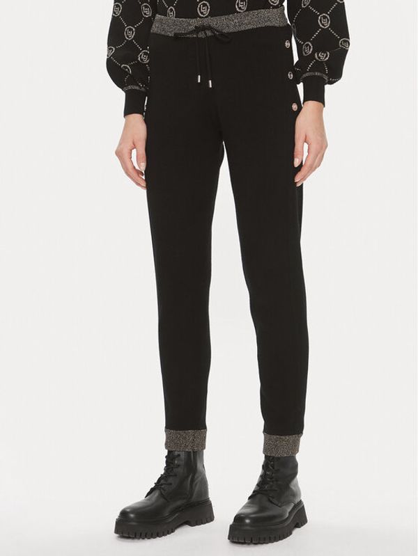 Liu Jo Sport Liu Jo Sport Hlače TF3207 MA63L Crna Slim Fit