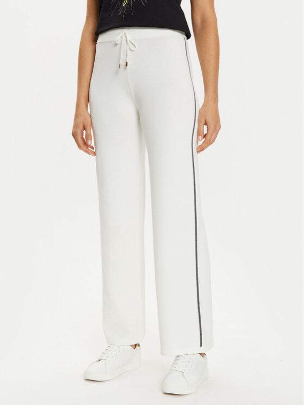 Liu Jo Sport Liu Jo Sport Hlače TF4315 MS63L Bijela Regular Fit