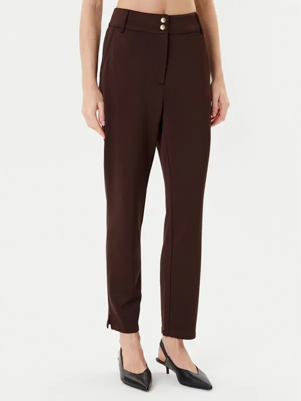 Liu Jo Sport Liu Jo Sport Hlače TF5106 F0778 Smeđa Regular Fit