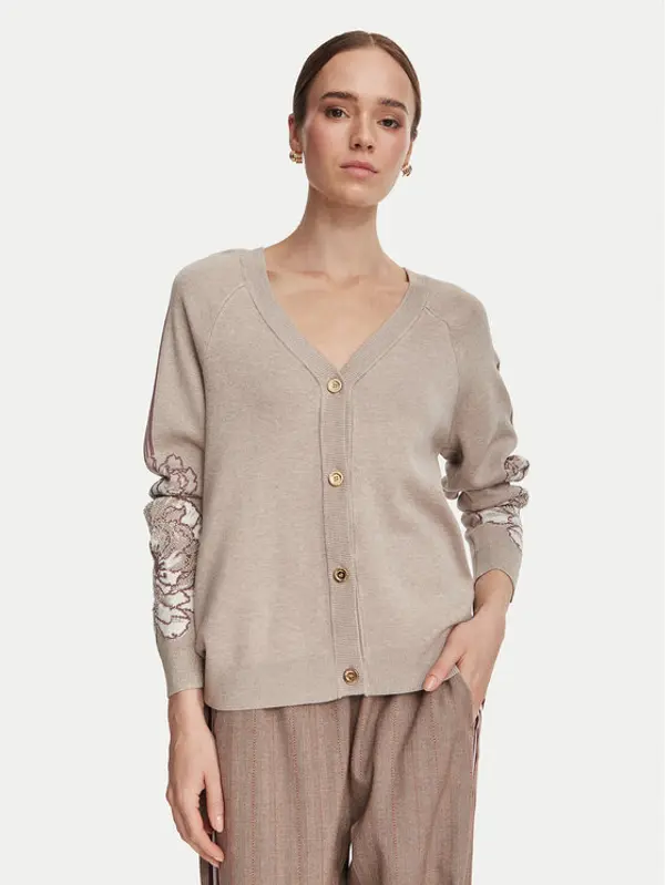 Liu Jo Sport Liu Jo Sport Kardigan TF6093 MS49I Siva Regular Fit