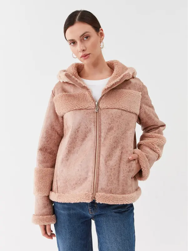 Liu Jo Sport Liu Jo Sport Kožuh TF3020 E0847 Ružičasta Regular Fit