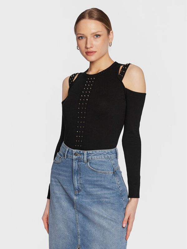 Liu Jo Sport Liu Jo Sport Majica TA3056 MS49I Crna Slim Fit