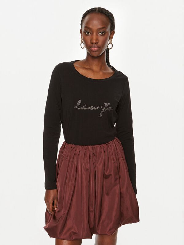 Liu Jo Sport Liu Jo Sport Majica TF4077 JS088 Crna Regular Fit