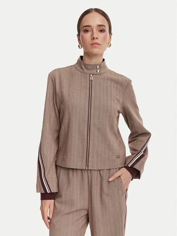 Liu Jo Sport Liu Jo Sport Prijelazna jakna TF6146 T692A Svijetlo smeđa Regular Fit