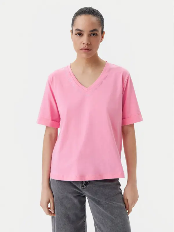 Liu Jo Sport Liu Jo Sport T-shirt q-roa-35247 Šarena Regular Fit