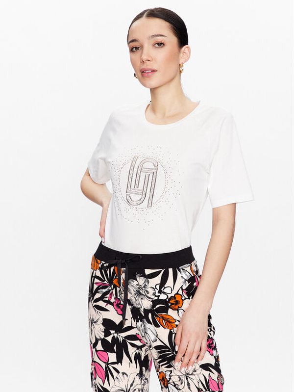 Liu Jo Sport Liu Jo Sport T-shirt TA3091 J5923 Bijela Regular Fit