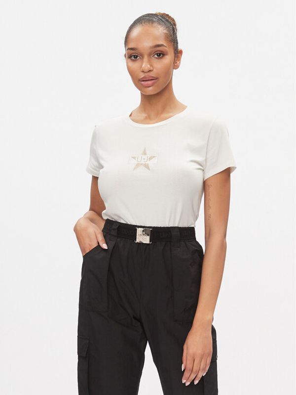 Liu Jo Sport Liu Jo Sport T-shirt TA4136 JS003 Bijela Regular Fit