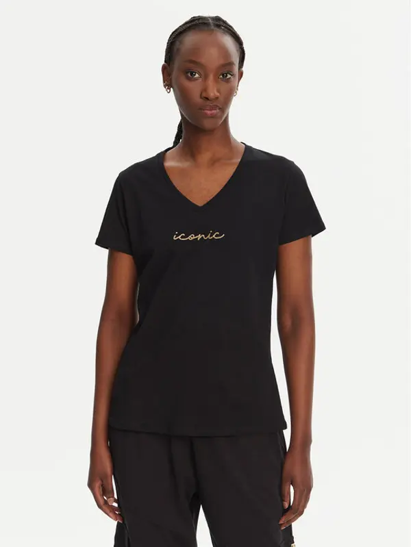 Liu Jo Sport Liu Jo Sport T-shirt TA5179 J6040 Crna Regular Fit