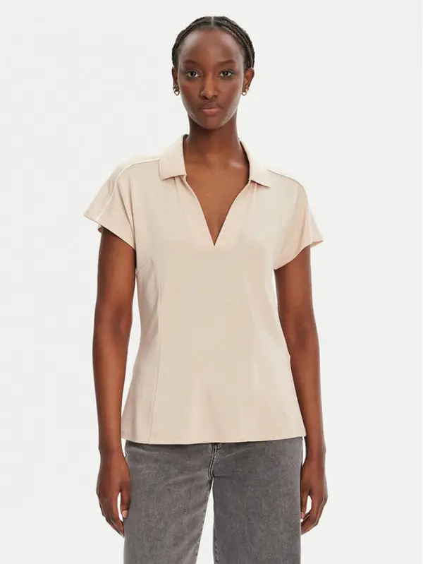 Liu Jo Sport Liu Jo Sport T-shirt TA5183 J4883 Bež Regular Fit