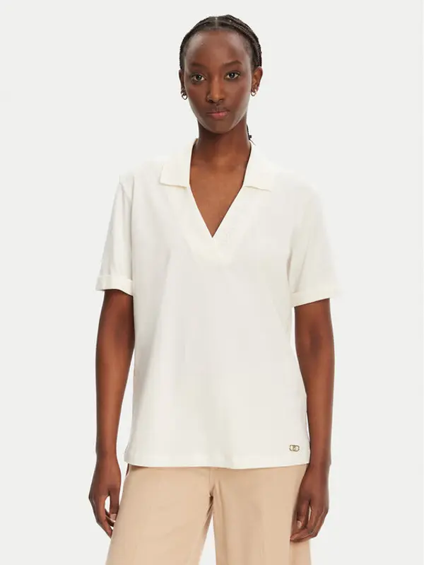 Liu Jo Sport Liu Jo Sport T-shirt TA5187 J6308 Bijela Relaxed Fit