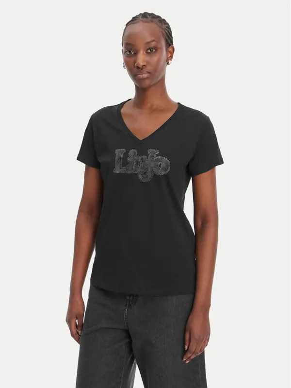 Liu Jo Sport Liu Jo Sport T-shirt TA6057 JS923 Crna Regular Fit