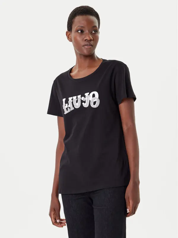 Liu Jo Sport Liu Jo Sport T-shirt TF5280 JS923 Crna Regular Fit
