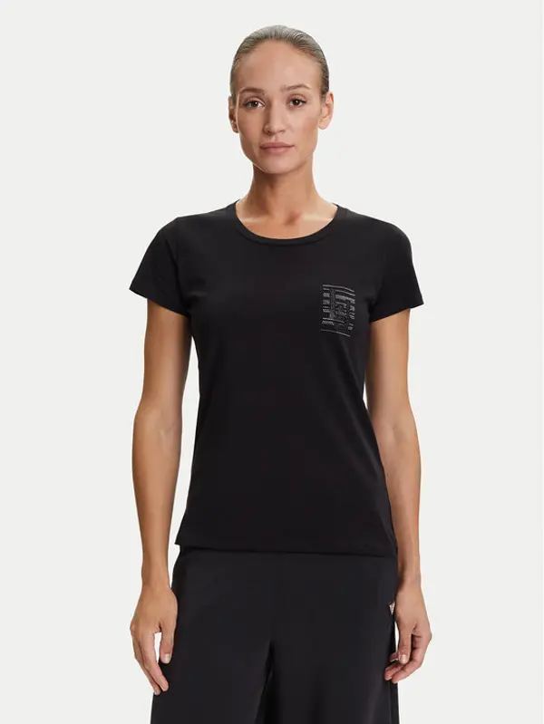 Liu Jo Sport Liu Jo Sport T-shirt TF5287 JS923 Crna Regular Fit