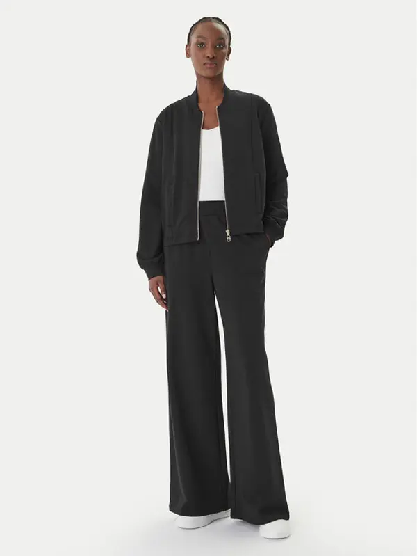 Liu Jo Sport Liu Jo Sport Trenerka TA6222 FS090 Crna Relaxed Fit