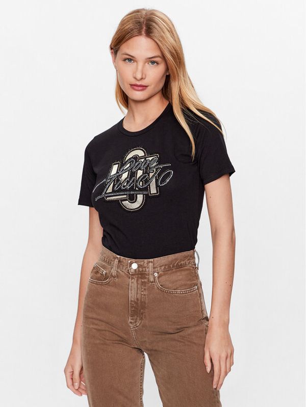 Liu Jo Liu Jo T-shirt CF3320 JS003 Crna Regular Fit