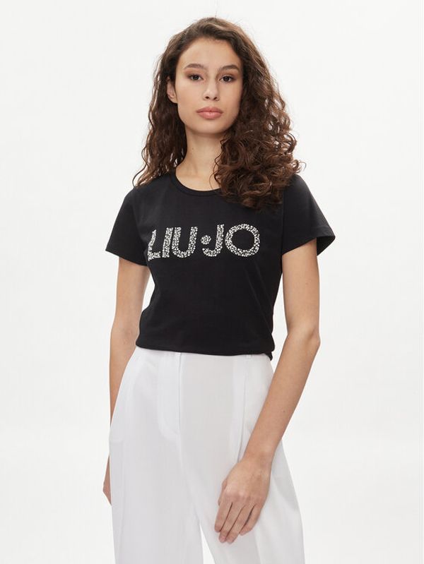Liu Jo Liu Jo T-shirt MA4322 J5904 Crna Regular Fit