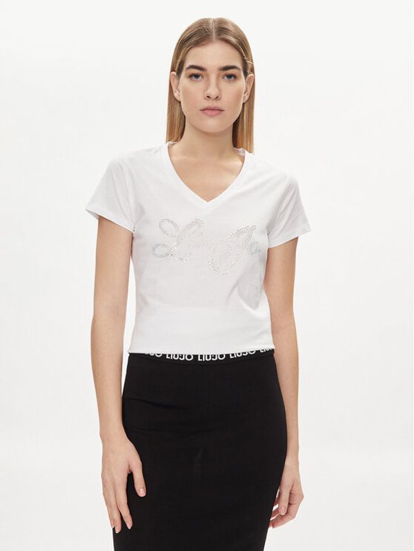 Liu Jo Liu Jo T-shirt MA4337 JS923 Écru Regular Fit