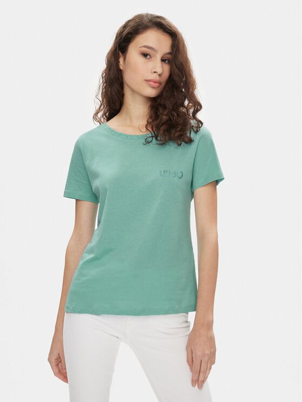 Liu Jo Liu Jo T-shirt MA4395 J6308 Zelena Regular Fit