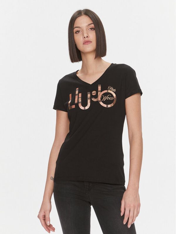 Liu Jo Liu Jo T-shirt MF3338 JS923 Crna Regular Fit