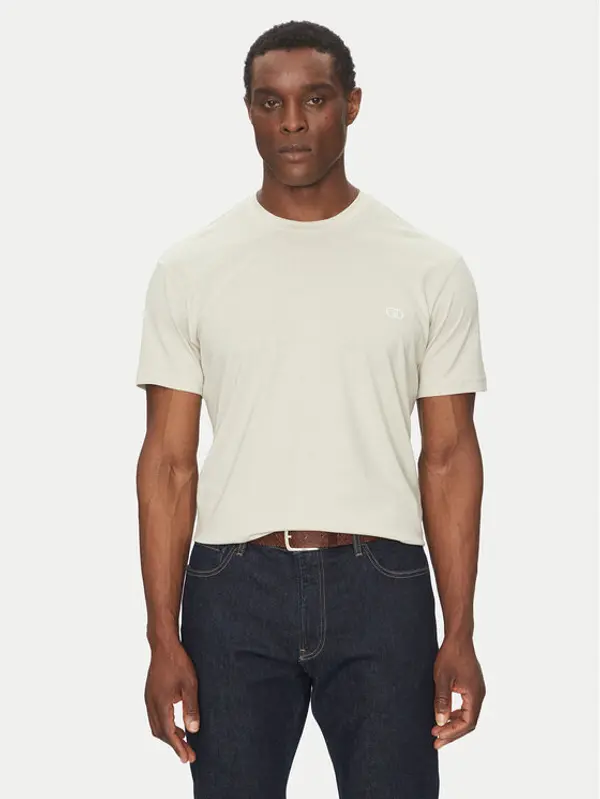Liu Jo Liu Jo T-shirt QA5174 J4805 Bež Regular Fit