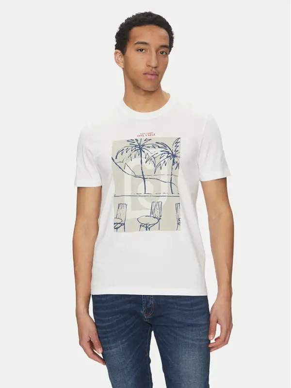 Liu Jo Liu Jo T-shirt QA5189 J4924 Bijela Regular Fit