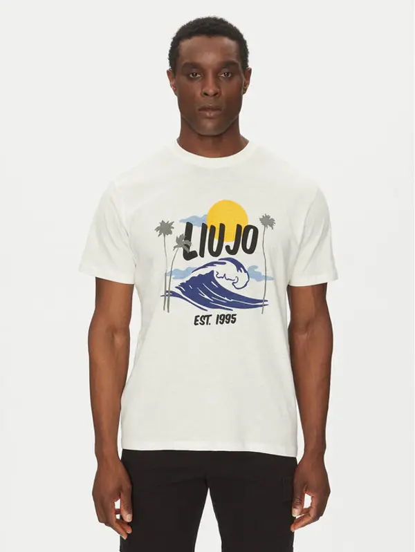 Liu Jo Liu Jo T-shirt QA5274 J7734 Bijela Regular Fit