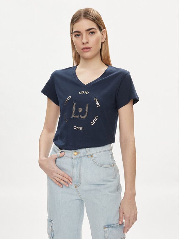 Liu Jo Liu Jo T-shirt TA4137 J6040 Tamnoplava Regular Fit
