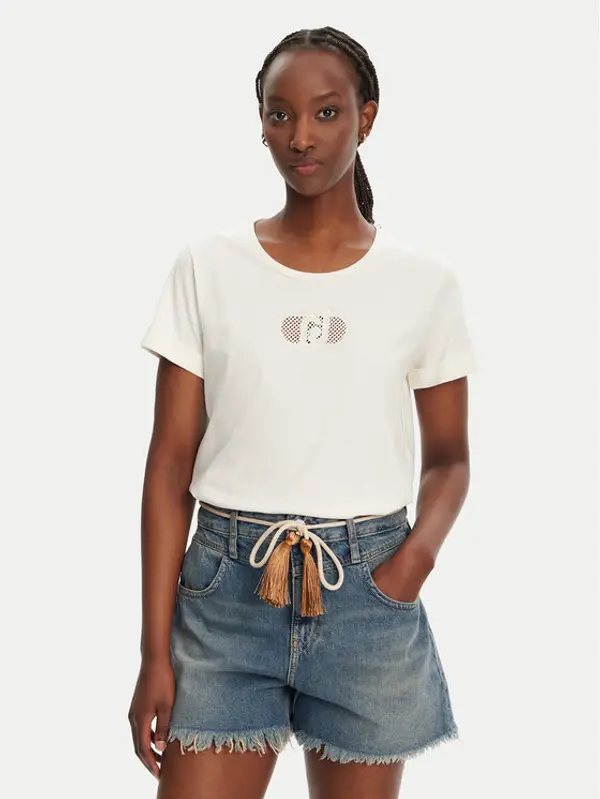 Liu Jo Liu Jo T-shirt TA5180 JS923 M9248 Žuta Regular Fit