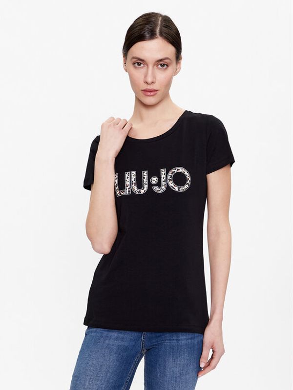 Liu Jo Liu Jo T-shirt VA3025 J5003 Crna Regular Fit