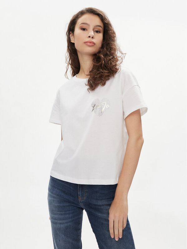 Liu Jo Liu Jo T-shirt VA4156 JS923 Bijela Relaxed Fit