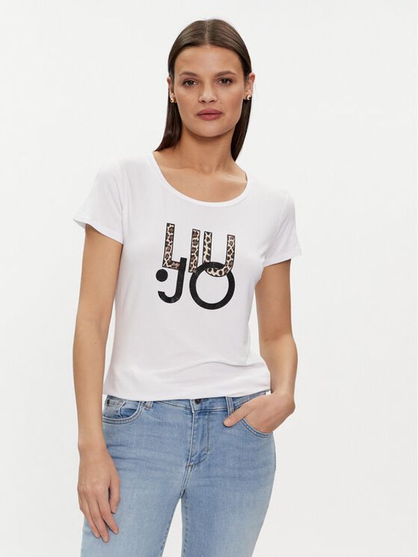 Liu Jo Liu Jo T-shirt VA4227 JS360 Bijela Regular Fit