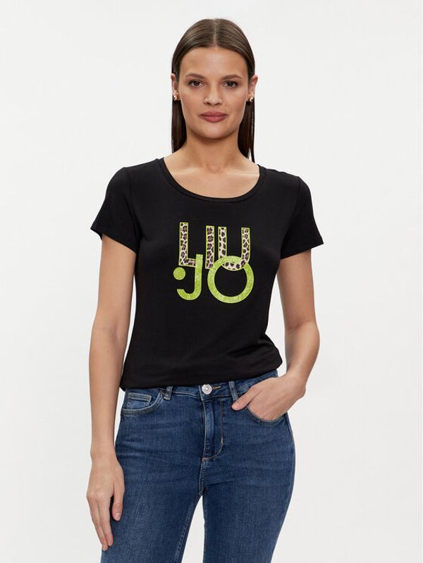 Liu Jo Liu Jo T-shirt VA4227 JS360 Crna Regular Fit